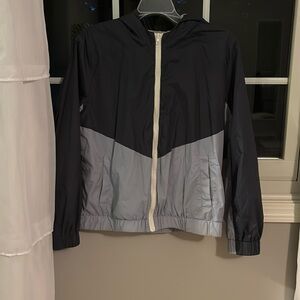 Juniors Pink Rose SZ M Purple Block Windbreaker